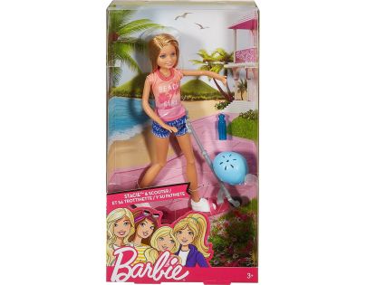 Mattel Barbie Stacie a skútr