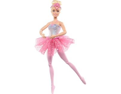 Mattel Barbie Svietiaca magická baletka s ružovou sukňou 31 cm - Poškodený obal