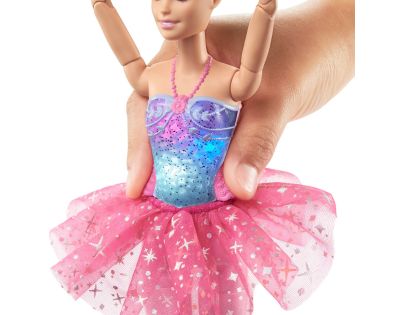 Mattel Barbie Svietiaca magická baletka s ružovou sukňou 31 cm - Poškodený obal