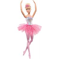 Mattel Barbie Svietiaca magická baletka s ružovou sukňou 31 cm