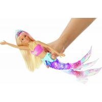 Mattel Barbie svietiace morská panna s pohyblivým chvostom beloška 3
