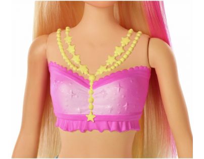 Mattel Barbie svietiace morská panna s pohyblivým chvostom beloška