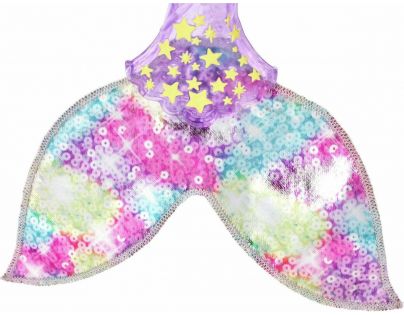 Mattel Barbie svietiace morská panna s pohyblivým chvostom beloška