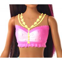 Mattel Barbie svietiace morská panna s pohyblivým chvostom černoška 5