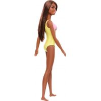 Mattel Barbie v plavkách černoška žlté s listy 2