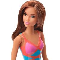 Mattel Barbie v plavkách hnedovláska modroružové 4
