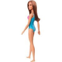 Mattel Barbie v plavkách hnedovláska modroružové 2