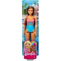 Mattel Barbie v plavkách hnedovláska modroružové 6