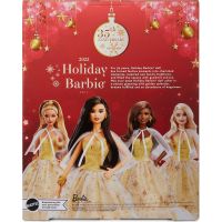 Mattel Barbie Vianočná bábika čiernovláska 2023 6