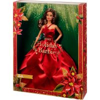 Mattel Barbie Vianočná bábika čiernovláska 5