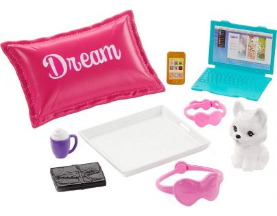 Mattel Barbie wellness bábika hnedé vlasy