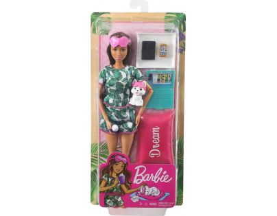 Mattel Barbie wellness bábika hnedé vlasy