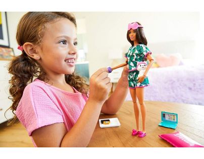 Mattel Barbie wellness bábika hnedé vlasy