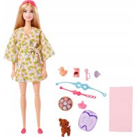 Mattel Barbie wellness bábika v županu 2