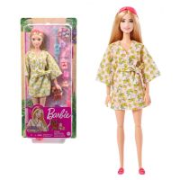 Mattel Barbie wellness bábika v županu 3