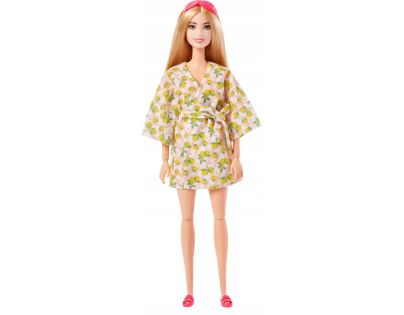 Mattel Barbie wellness bábika v županu