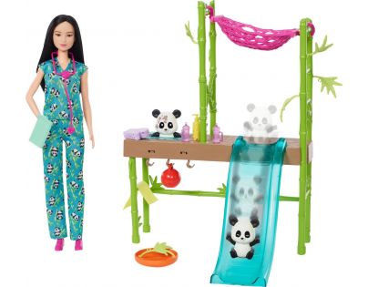 Mattel Barbie Záchrana pandy herný set
