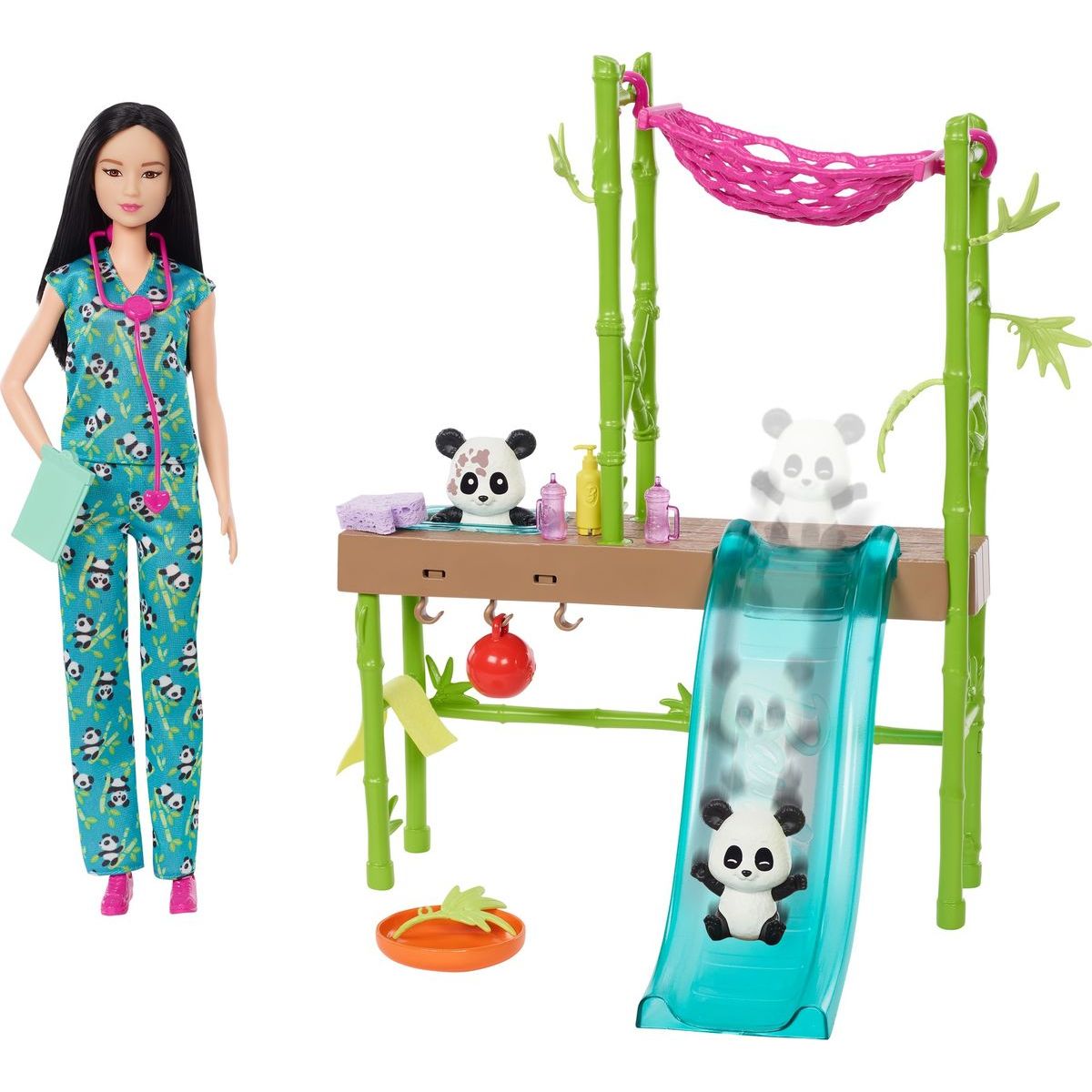 Mattel Barbie Záchrana pandy herný set