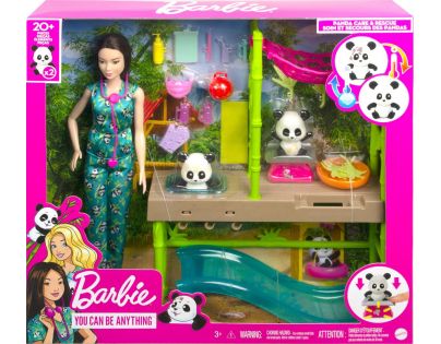Mattel Barbie Záchrana pandy herný set