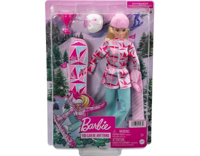 Mattel Barbie Zimné športy Snowboardistka 29 cm