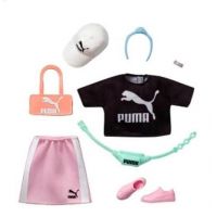 Mattel Barbie značkové oblečky a doplňky černé triko PUMA Mattel Barbie značkové oblečky a doplňky černé triko PUMA