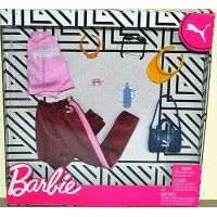 Mattel Barbie značkové oblečenie a doplnky ružové tielko PUMA 2
