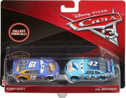 Mattel Cars 3 autá 2 ks Bobby Swift