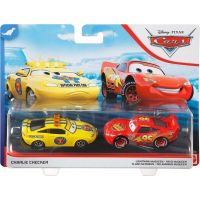 Mattel Cars 3 autá 2 ks Charlie Checker a Lightning McQueen 2