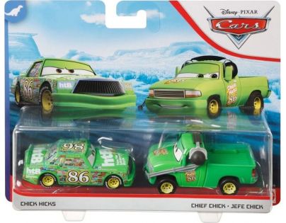 Mattel Cars 3 autá 2 ks Chick Hicks a Jefe Chick