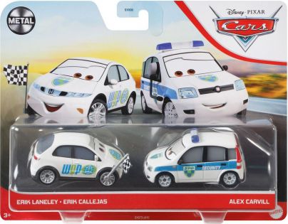 Mattel Cars 3 auta 2 ks Erik Laneley a Alex Carvill