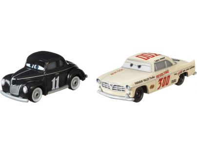Mattel Cars 3 auta 2 ks Heyday Junior Moon a Leroy Heming