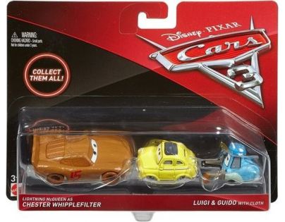 Mattel Cars 3 autá 2 ks Luigi a Quido