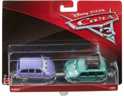 Mattel Cars 3 autá 2 ks Minn