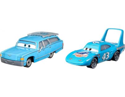 Mattel Cars 3 auta 2 ks Mrs.The King a Strip Weathers Aka The King