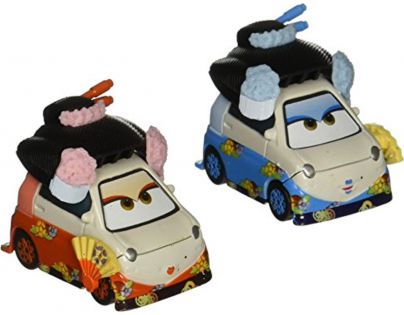Mattel Cars 3 auta 2 ks Okuni a Shigeko - Poškodený obal