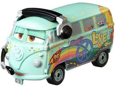 Mattel Cars 3 autá 2 ks Race Team Mater a Headset