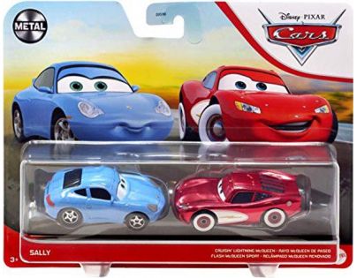 Mattel Cars 3 auta 2 ks Sally a Cruisin Lightning McQueen