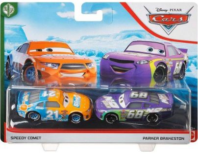 Mattel Cars 3 autá 2 ks Speedy Comet a Parker Brakeston