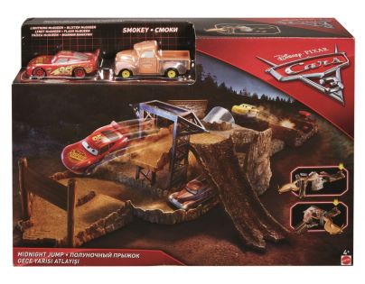 Mattel Cars 3 filmový herní set Půlnoční závod