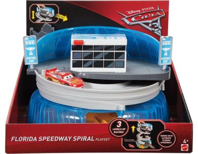 Mattel Cars 3 Florida speedway garáž