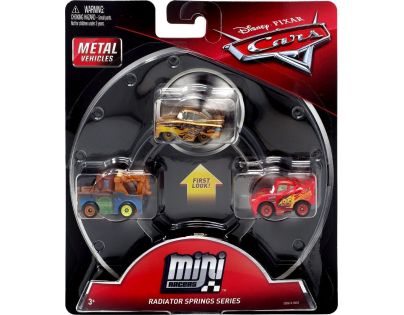Mattel Cars 3 Mini autá 3ks Radiator Springs Series GBN74