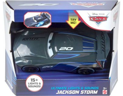 Mattel Cars 3 svietiace pretekárske autá Jackson Storm