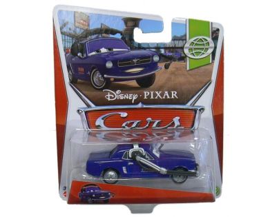 Mattel Cars 2 Auta - Brent Mustangburger with headset
