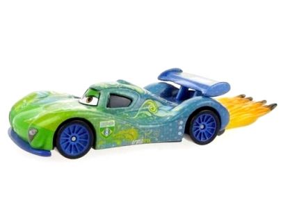 Mattel Cars 2 Auta - Carla Veloso with flames