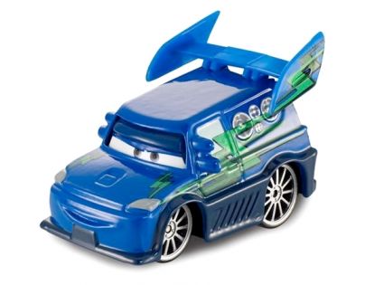 Mattel Cars 2 Auta - DJ With Flames