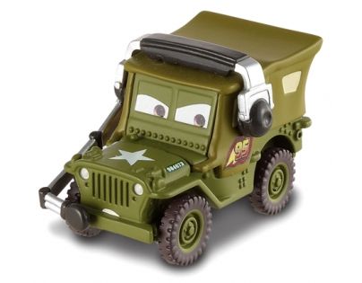 Mattel Cars 2 Auta - Race Team Sarge with headset