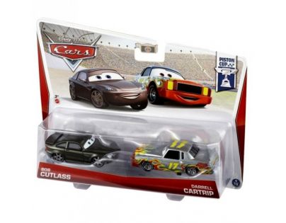 Mattel Cars 2 Autíčka 2ks - Cutlass a Cartrip