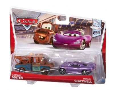 Mattel Cars 2 Autíčka 2ks - Mater a Holley Shiftwell