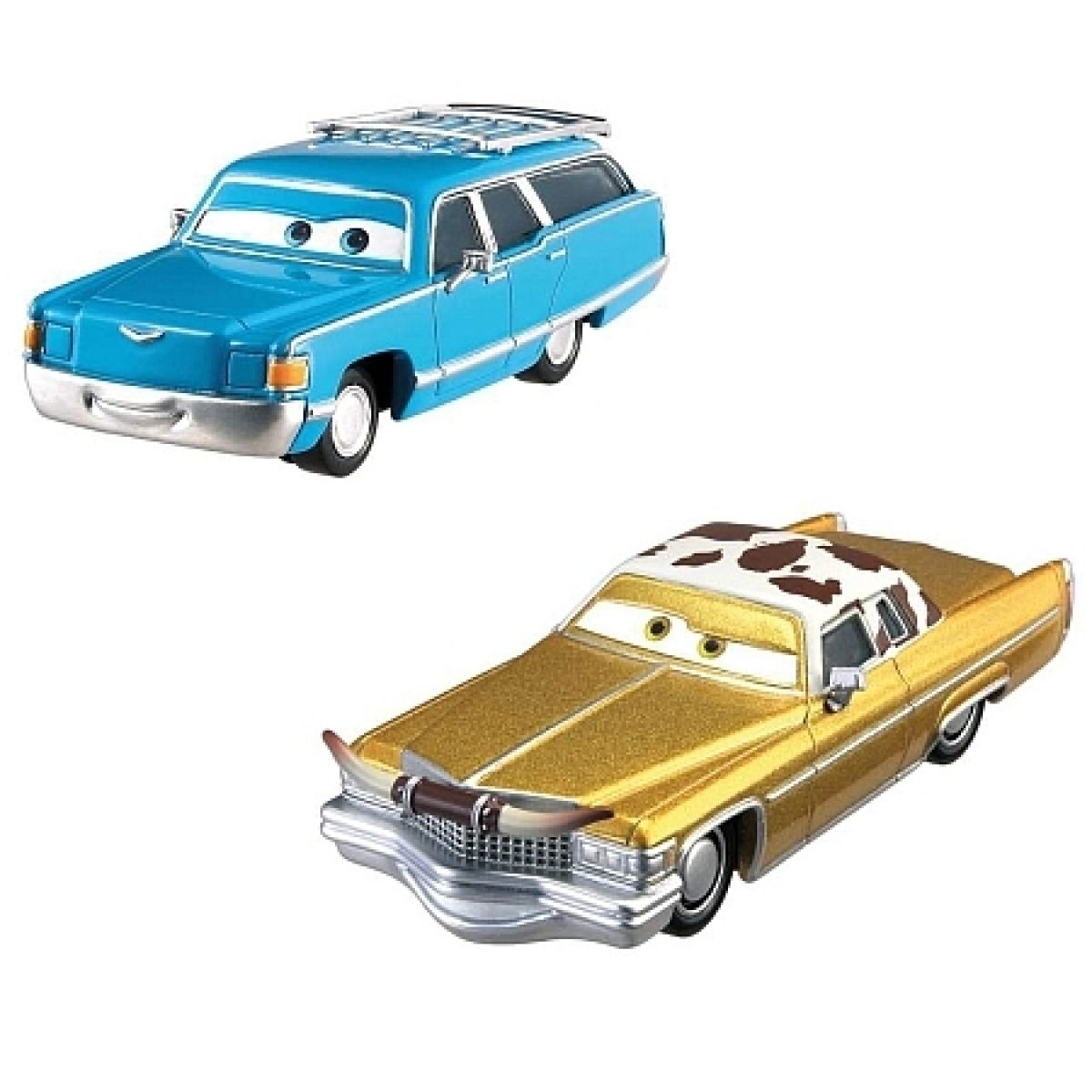 Mattel Cars 2 Autíčka 2ks - Mrs. The King a Tex Dinoco