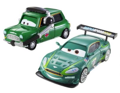 Mattel Cars 2 Autíčka 2ks - Nigel Gearsley a Austin Littleton